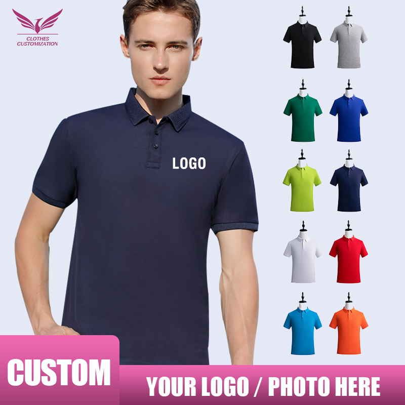 Embroidery Cotton Shirt - Polo personnalisable, T-shirt brodé sur mesure,