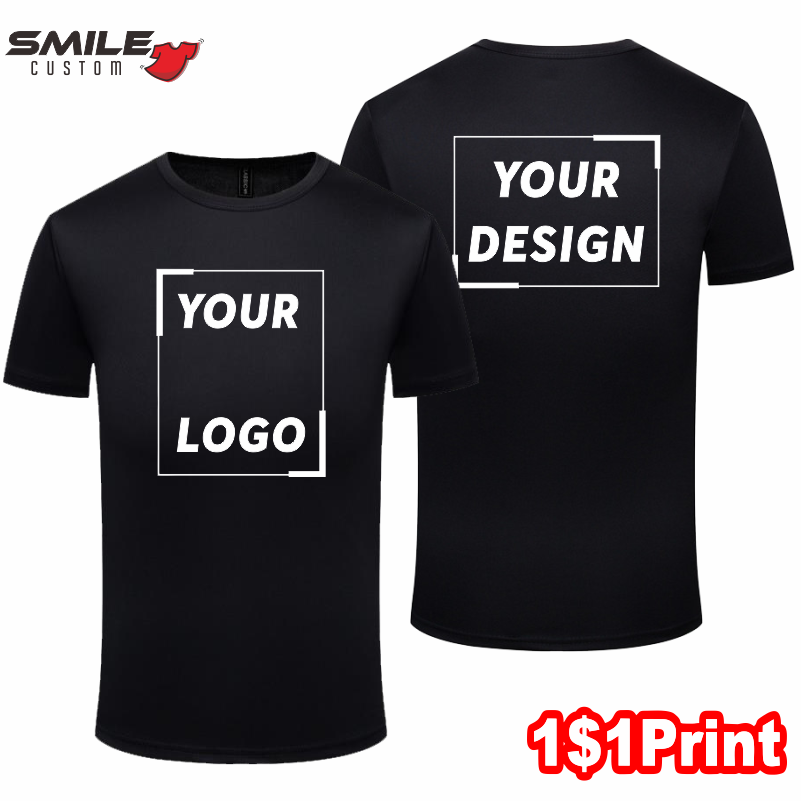 Embroidery Design Logo - T-shirt de sport à manches courtes