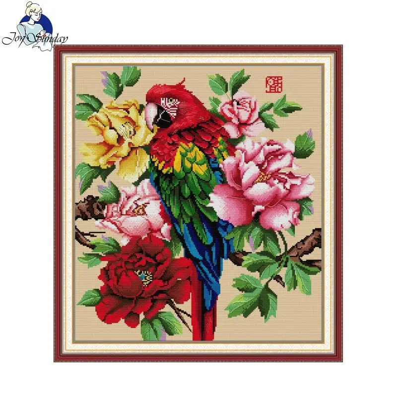 Joy sunday-Kit de point de cro - Embroidery Meaning avis et prix