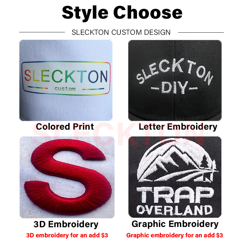 SLECKTON – casquette de Baseba - Embroidery Design Logo avis et prix