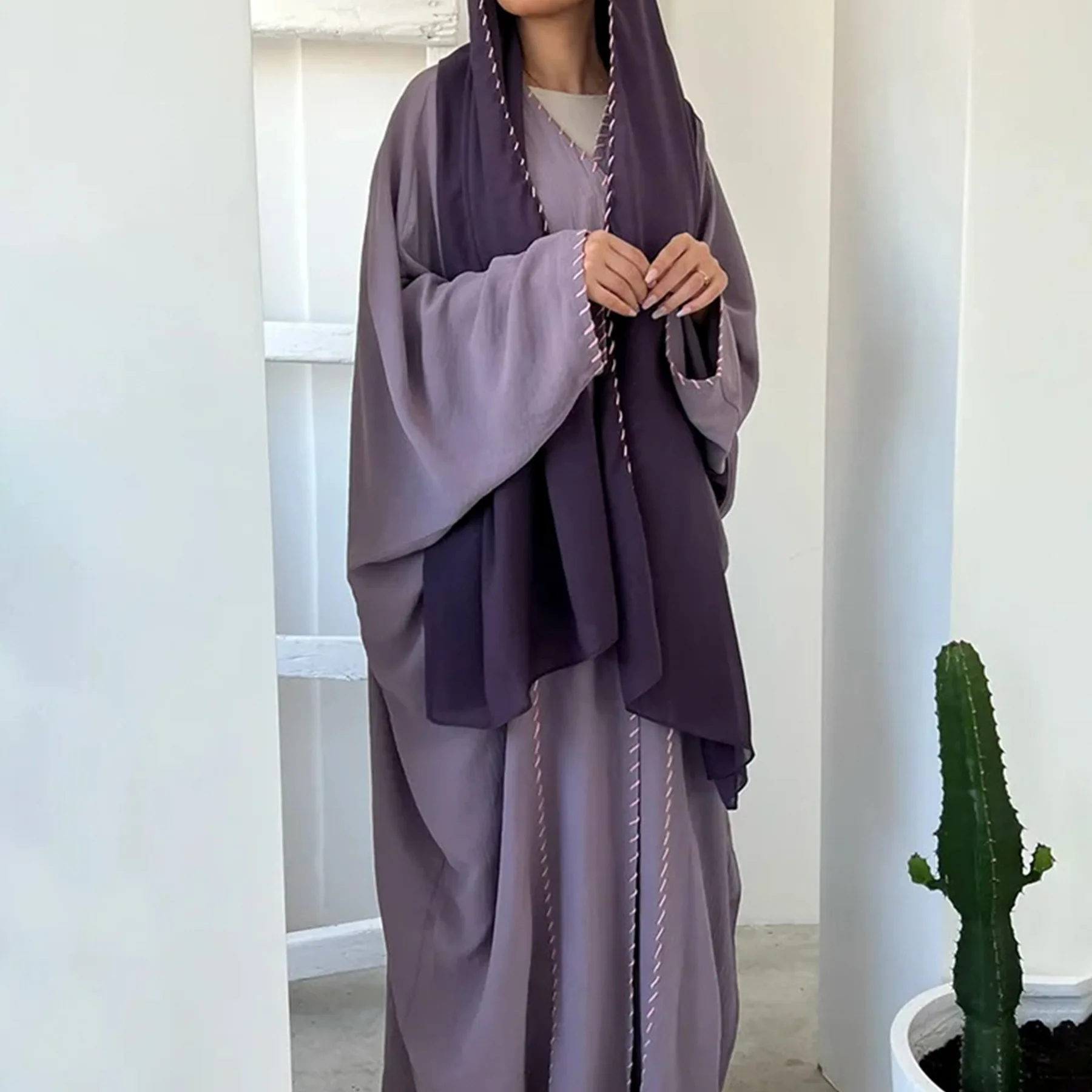 Maroc Kimono ouvert Abayas lux - Embroidery Kebaya avis et prix