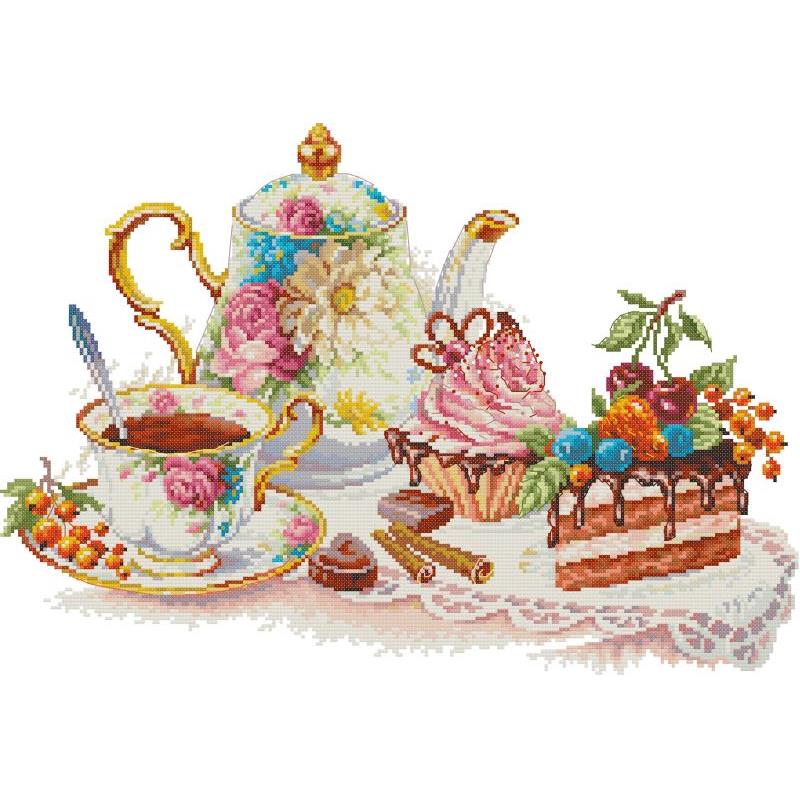 Thé de l'après-midi Dessert mo - Embroidery Meaning avis et prix