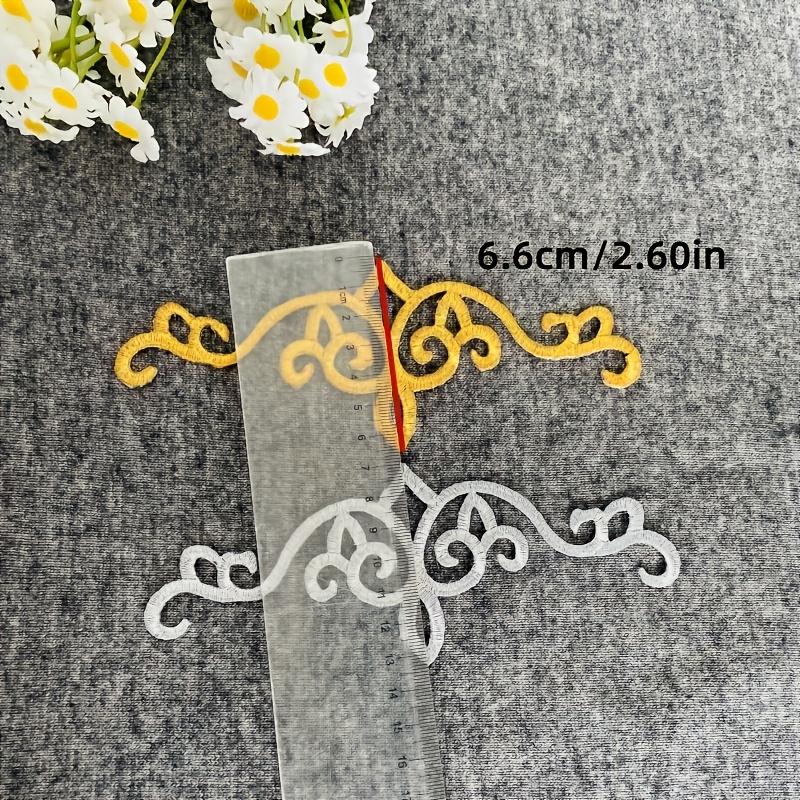 5 patchs en tissu brodé à moti - Embroidery Meaning avis et prix