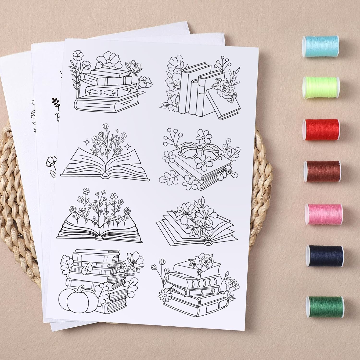 Papier à motifs de broderie pr - Embroidery Meaning avis et prix
