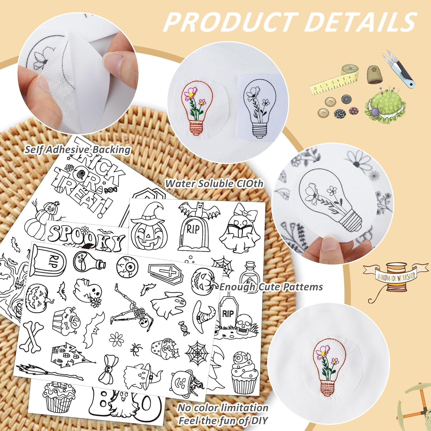 Motif de broderie stabilisateu - Embroidery Meaning avis et prix