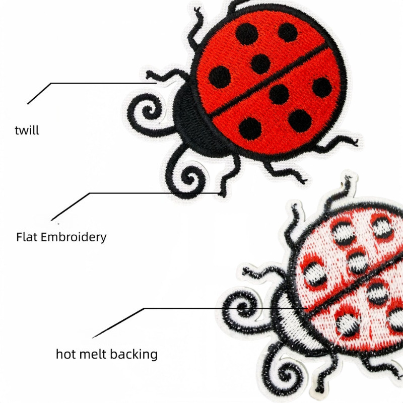 Patch brodé thermocollant créa - Embroidery Lady Bug avis et prix