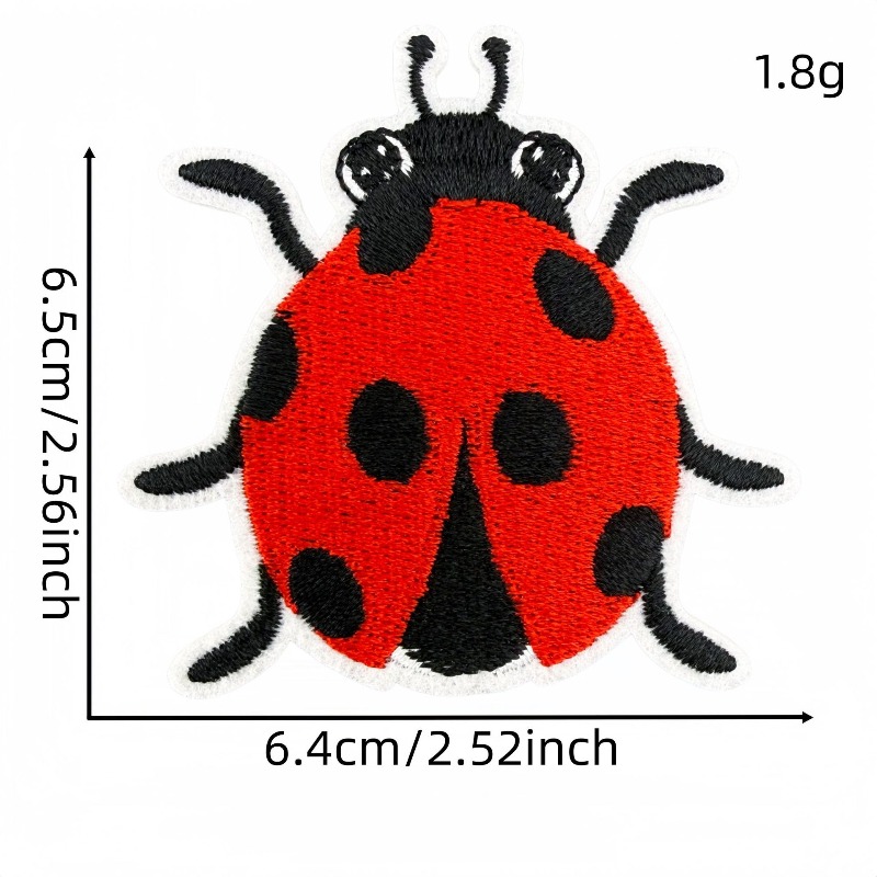 Patch brodé thermocollant créa - Embroidery Lady Bug avis et prix