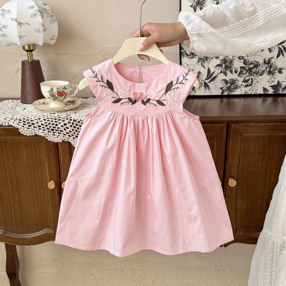 Robes d'été décontractées pour - Embroidery Yellow Dress avis et prix