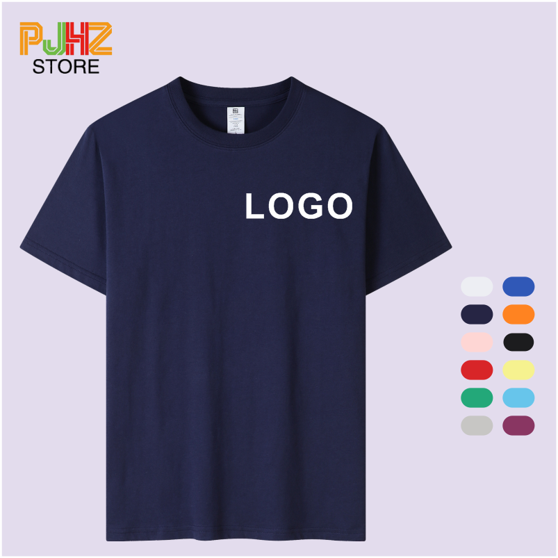 100% coton T-shirt Logo person - Embroidery Design Logo avis et prix