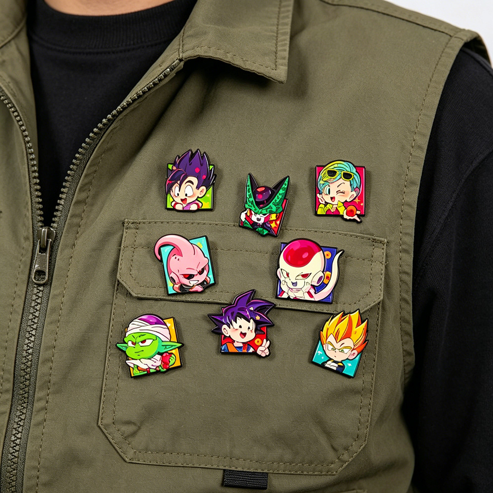 8 Pins en Émail Personnages Ch - Embroidery Reddit avis et prix