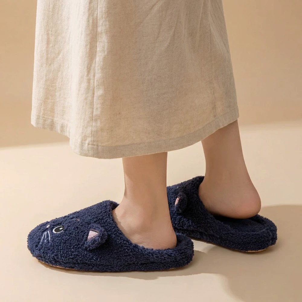 Pantoufles douillettes en pelu - Embroidery Garments avis et prix