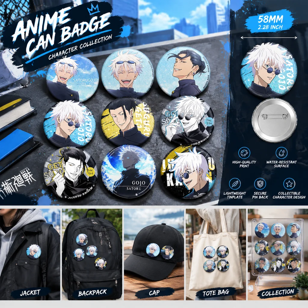 Badge Jujutsu Kaisen Pet58, to - Embroidery Reddit avis et prix